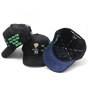 หมวกเบสบอลหนังนิ่มปักลาย Gorras 5แผงหมวกสไตล์อเมริกันสำหรับทุกเพศกันน้ำ - Product Image 5