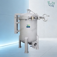 Peralatan Stainless Steel Filter Kantong Klem Bongkar Pasang Mudah dan Cepat untuk Pemisahan Cairan Limbah Pewarna dan Petrokimia Pabrik Kertas