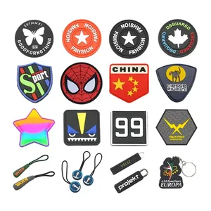 Parche de Silicona de PVC con Relieve 3D Personalizado, Parche de Goma con Logotipo Personalizado Económico - Product Image 4