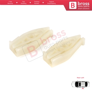Clips de Reparación para el Regulador de la Ventanilla Trasera Izquierda BWR793 para Megane MK1, New Beetle 1Y7, 206 2D, 2 Puertas, CC, Coupé, Cabrio - Product Image 3