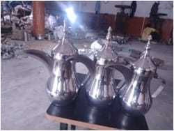 Hervidor de té y café de primera calidad de diseño antiguo, tetera de acero inoxidable para accesorios de cocina del mundo del metal indio - Product Image 5