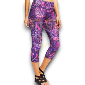 Legging XL pour femmes de haute qualité Design sublimé Unique matériau Spandex Durable impression sans couture taille élastique Leggings solides - Product Image 4