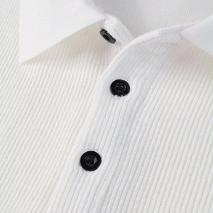 2025 Polos personalizados de manga larga con logotipo impreso, camiseta Polo 100% de algodón en blanco, Polo de manga larga para hombre, camisetas para hombre - Product Image 6