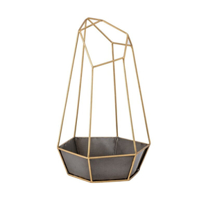 Jardín interior al aire libre colgante de metal chapado en oro Ventana de riego balcón pared maceta y maceta para uso interior - Product Image 2