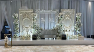 Décoration de scène de mariage de luxe cadres arrière personnalisés nouveaux cadres arrière de concepteur conçus panneaux FRP de haute qualité Australie - Product Image 5