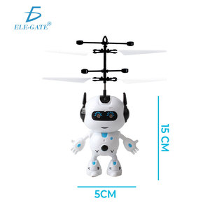 Mini Drone Volante Elettronico a Sfera in Plastica con Luci LED e Sensore Manuale - Product Image 3