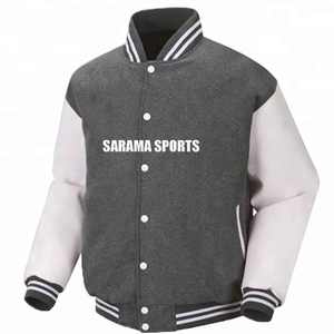Chaqueta Universitaria Personalizada con Logotipo Bordado y Sublimado, Chaqueta de Béisbol para Hombre - Product Image 4