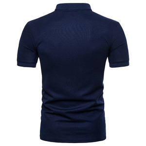 Polos grande taille en jersey pour hommes, polo d'été tricoté rapidement, vêtements pour hommes, polos de haute qualité pour hommes, en coton - Product Image 3