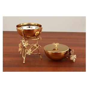 Brûleur Bakhoor en métal de vente chaude pour la décoration intérieure et le parfum Brûleur d'encens moderne arabe du Moyen-Orient pour le parfum - Product Image 3