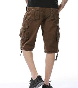 Short de jogging cargo camouflage pour hommes, 100% coton, séchage rapide, coupe décontractée, multi-poches, design personnalisé, pour les activités de plein air - Product Image 2