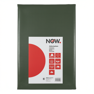 Bâche tissée super résistante 4000 mm de largeur x 5000 mm de longueur, vert olive, 160 g/m² de poids avec œillets en aluminium, DISPONIBLE MAINTENANT ! - Product Image 3