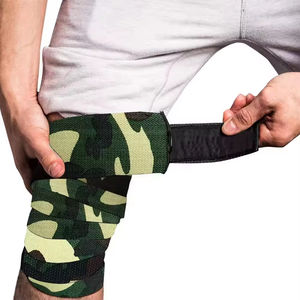 Genouillères à sangle en néoprène personnalisées de haute qualité, réglables, confortables, légères et respirantes avec votre propre logo - Product Image 2