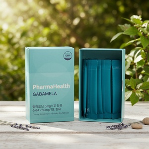 Gabamela GABA Mélatonine – Poudre d'aide au sommeil pour adultes – Formule double action 750mg GABA Cerise acidulée – Complément profond à base de plantes - Product Image 2