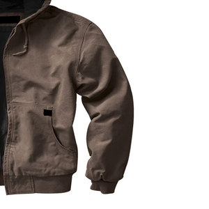 Chaquetas Casuales de Lona para Hombre de Alta Calidad para Invierno, 100% Algodón, Cuello Mao, Resistentes al Viento, Transpirables, Personalizables OEM - Product Image 6