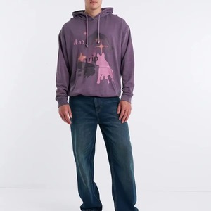 Sudadera con Capucha Personalizable de Estilo Vintage para Hombre, 100% Algodón, Forro Polar, Invierno, Térmica, Transpirable, Secado Rápido, Lavado Ácido, Diseño Stone Wash - Product Image 2