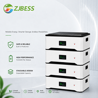Batería LiFePO4 Apilable de 15kWh 20kWh, 51.2V 400Ah para Sistema de Almacenamiento de Energía Doméstica con Inversor Solar CAN RS485