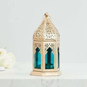GROSSE REMISE ; Lanterne décorative en métal RAMADAN KAREEM, offrant un look structuré et élégant qui sublime le style saisonnier - Product Image 2