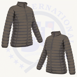 Chaqueta acolchada de mujer de alta calidad, ropa informal brillante en talla grande, chaqueta acolchada hecha a medida, precio al por mayor - Product Image 6