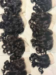 ผมมนุษย์อินเดียแท้แบบเป็นมัด คุณภาพพรีเมียม ไม่พันกัน ขายส่งได้ - Product Image 4