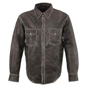 Camisas de Cuero Duraderas para Hombre, Ajuste Cómodo, Tela Suave, Material Premium, Ligeras, Transpirables, Ecológicas, Personalizadas, Perfectas - Product Image 4