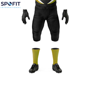 Nouveauté 2026, uniforme de football américain pour usage extérieur, couleur contrastée, polyester, maillots et pantalons de football américain - Product Image 5