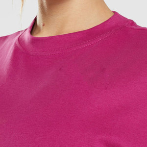 2025 camisetas de algodón para mujer, camisetas informales de manga corta con estampado de logotipo personalizado, tela suave OEM ODM, proveedor mayorista a granel - Product Image 6