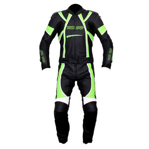 Combinaison de course en cuir pour moto, personnalisée en gros, coupe-vent, imperméable, ignifuge, respirante, unisexe, vêtements de sport pour adultes - Product Image 1