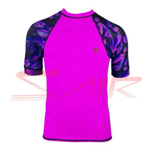 เสื้อออกกำลังกาย MMA สำหรับผู้ชายไซส์ใหญ่พิเศษออกแบบสไตล์ของคุณเองเสื้อแรชการ์ดระบายอากาศพร้อมโลโก้ที่กำหนดเองได้ตัวป้องกันความยาว - Product Image 6