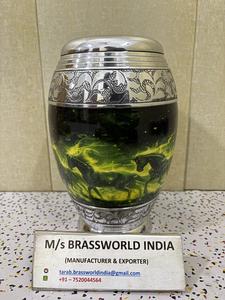 Urna Funeraria de Metal de Diseño Único, Capacidad de 220 Pulgadas Cúbicas, Diseños Personalizables, Estilo Americano, Artículos Funerarios - Product Image 3