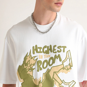 Diseño personalizado de los hombres 3D Puff impreso camiseta al por mayor Precio de calidad superior Boxy camisetas de los hombres - Product Image 2