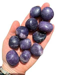 High Quality Wholesale Bulk Lepidolite Tumbled Stones Pink Tourmaline Folk <b>Crafts</b> Gemstone with <b>Crystal</b> Material - Product Image 2