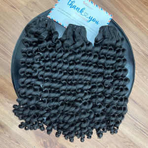 Haute Qualité 100% Double Dessiné Vietnamien Vierge Extensions De Cheveux Vapeur curl Style Couleur Naturelle Trame Cheveux - Product Image 6