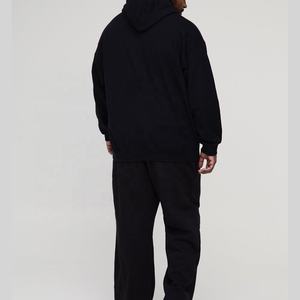 Vente de gros Sweat à capuche en coton saigné à l'acide avec poche Style Boxy surdimensionné Vintage Streetwear Hoodies pour hommes - Product Image 3