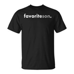 T-shirt promozionale Favorite Son dal design minimalista per figli di tutte le età - Product Image 1