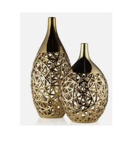 Handmade Modern & Decorative Metal Flower <b>Vase</b> Customizable Aluminium and Stainless Steel <b>Floor</b> <b>Vase</b> for Home and Wedding Decor - Product Image 1