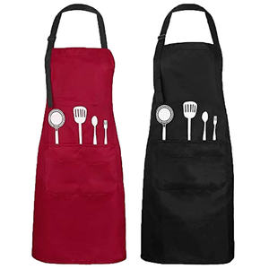 Delantal ligero y duradero para cocina de chef con banda para el cuello ajustable, bolsillos funcionales y diseño moderno para uso diario - Product Image 6
