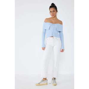 Top de punto con detalle de botones en el hombro abierto - Product Image 4