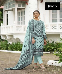 Islamic Clothing Pakistan Salwar Suit Kameez 3 Piece Winter Abaya Muslim Women Elegant Linen Modest Dress Wholesale Manufacturer - Product Image 5