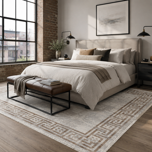 Tapis lavable moderne RW7077 Delta Chestnut de Rug Weavers, chenille lavable, 10 tailles, vente en gros et dropshipping - Product Image 2