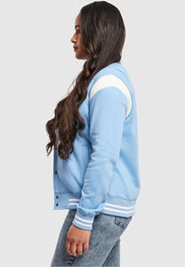 Chaqueta Universitaria Retro Unisex con Cuello Redondo, Dobladillo Acanalado, Forro Cálido, Personalizable con Nombre, Número y Bordado Personalizado - Product Image 3