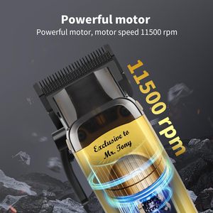 Kits de coupe de cheveux sans fil professionnels pour hommes, lames réglables, tondeuses à barbe, alimentation USB, comprend un tondeuse à barbe - Product Image 3