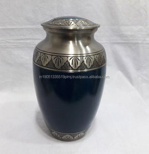 Urnas de Cremación de Latón para Cenizas Humanas o de Mascotas, Capacidad de 200-220 Pulgadas Cúbicas, Estilo Americano, Diseños Personalizables, Artículos Funerarios - Product Image 2