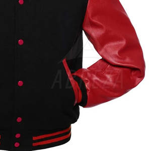 Chaqueta de Invierno para Hombre, Estilo Letterman, Poliéster/Algodón, Transpirable, de Secado Rápido, con Cuello Alto, Diseño Cómodo y de Alta Calidad - Product Image 4