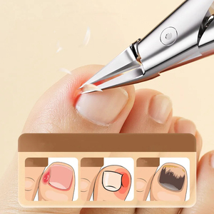 Flamia & jabz กรรไกรตัดเล็บสแตนเลสใหม่1ชิ้นเครื่องมือทำเล็บเท้าไม่สาด - Product Image 5