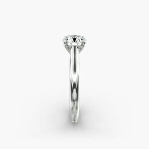 Anillo de Compromiso de Moissanita - Elegantes y Lujosos Anillos de Compromiso de Acero Inoxidable Chapados en Oro de 18K - Product Image 3