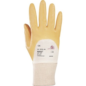 Gants de jardin Monsun 105 Taille 9 Curry BW Jersey EN 388 PPE Catégorie II HONEYWELL - Lot de 10 gants - Product Image 1