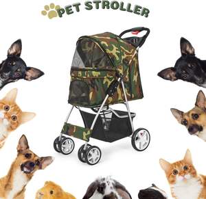 Carrito de transporte para mascotas de Vietnam, fabricante de nuevo diseño, carrito de cochecito para mascotas, animales medianos en todas las estaciones, 2017 - Product Image 2