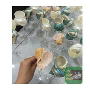 ถ้วยเปลือกหอยทำด้วยมือเป็นมิตรกับสิ่งแวดล้อมถ้วยเปลือกหอยสำหรับตกแต่งงานแต่งงานและชุดของขวัญ - Product Image 2