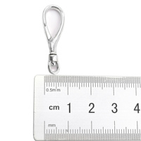 Fermoirs sans goupille en laiton plaqué argent faits à la main pour bijoux