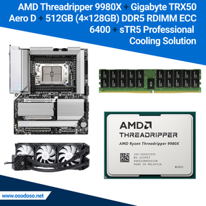 Ensemble AMD Threadripper 9980X + Gigabyte TRX50 AERO D 256GB/512GB DDR5 - Product Image 2